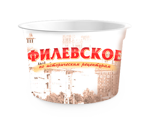 Креманка картонная с печатью Филевское