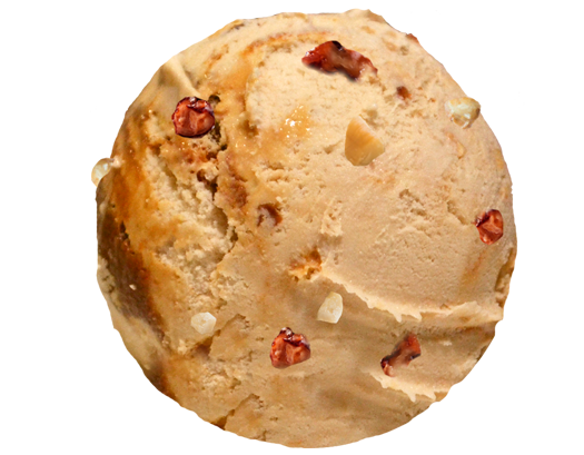 FILYOVSKOYE PLOMBIERE ICE CREAM WITH CARAMEL, CASHEW AND ALMOND TRAY